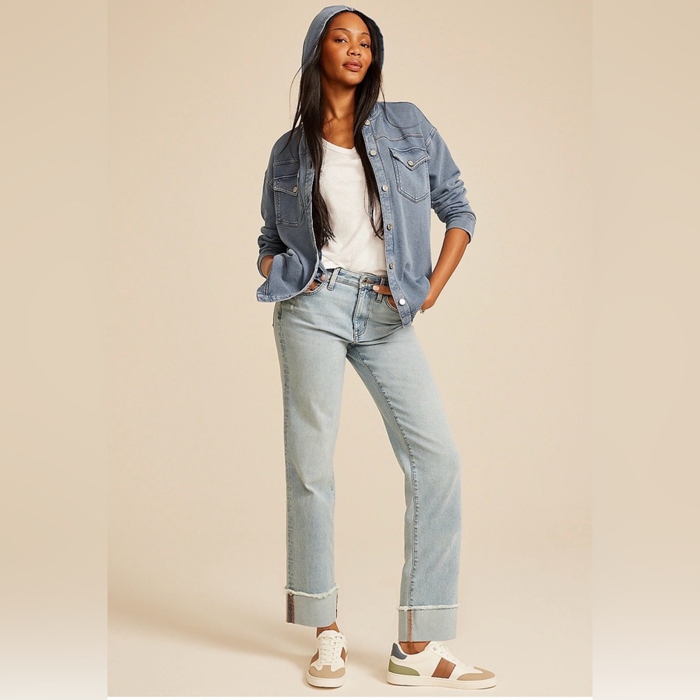 Maurices blue shaket with Hood - Women's